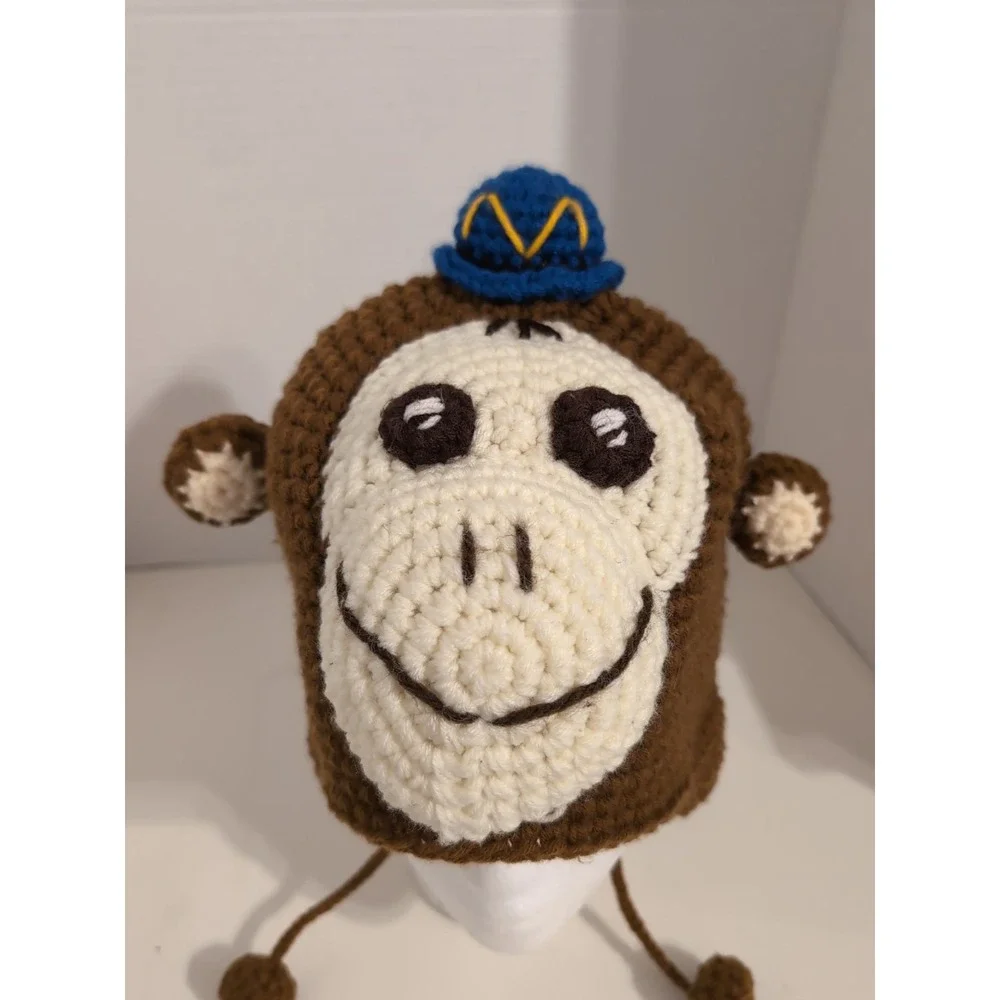 Bennie Hat Mailchimp Freddie‎ Monkey Skully  Woven Knitted Winter Funky